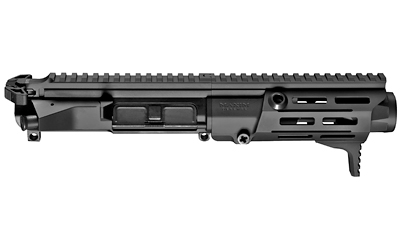 Black rifle upper receiver with rail system