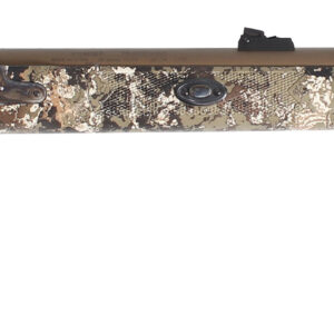 Detailed view of a patterned rifle