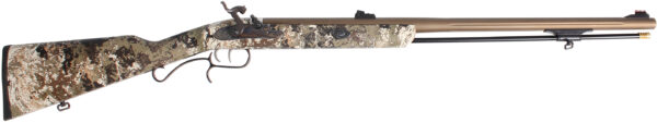 Detailed view of a patterned rifle