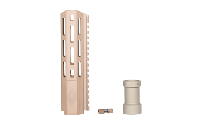 Tan firearm rail and accessories kit