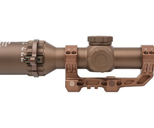 Tactical scope with adjustable features and mount.