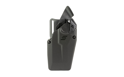 Side view of a compact black lighter