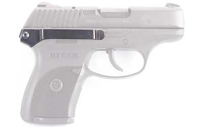 Side view of a compact handgun.