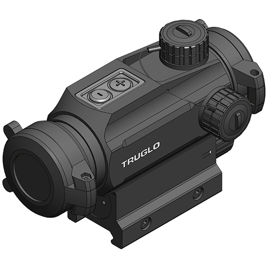 TRUGLO red dot sight with adjustable settings.