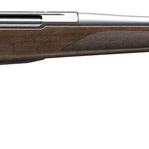 Side view of a bolt-action rifle.
