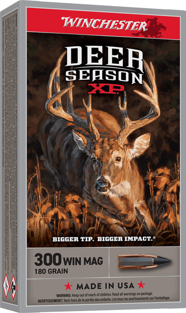 Winchester Deer Season XP ammunition packaging