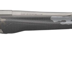 Side view of a modern tactical rifle.