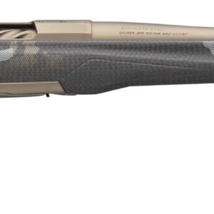 Side view of a modern tactical rifle.