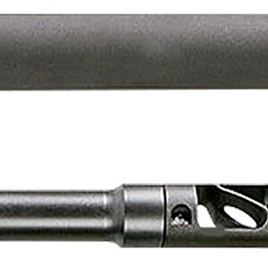 Gun suppressor and barrel assembly.