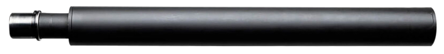 Black cylindrical object, possibly a suppressor.