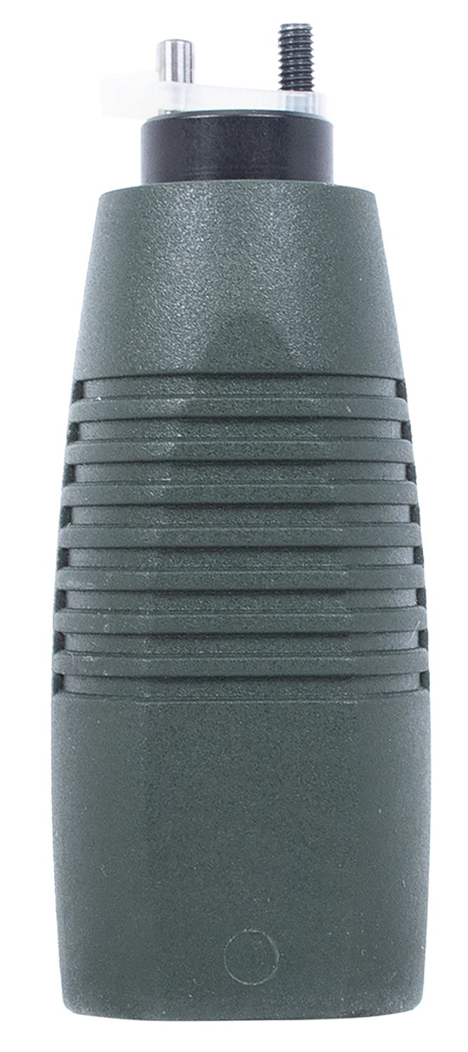 Green cylindrical tool with textured grip