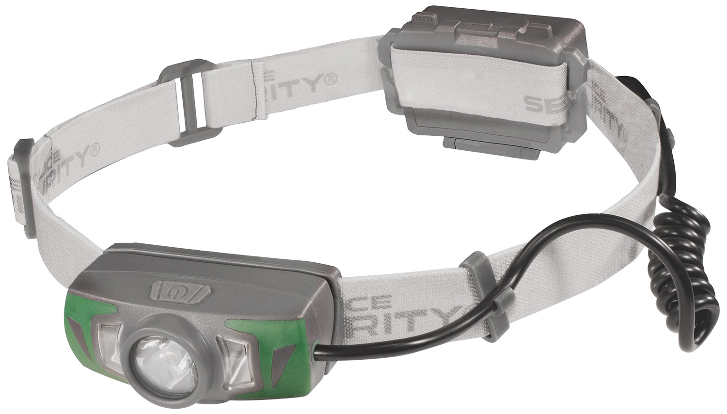 Adjustable LED headlamp with a lightweight design.