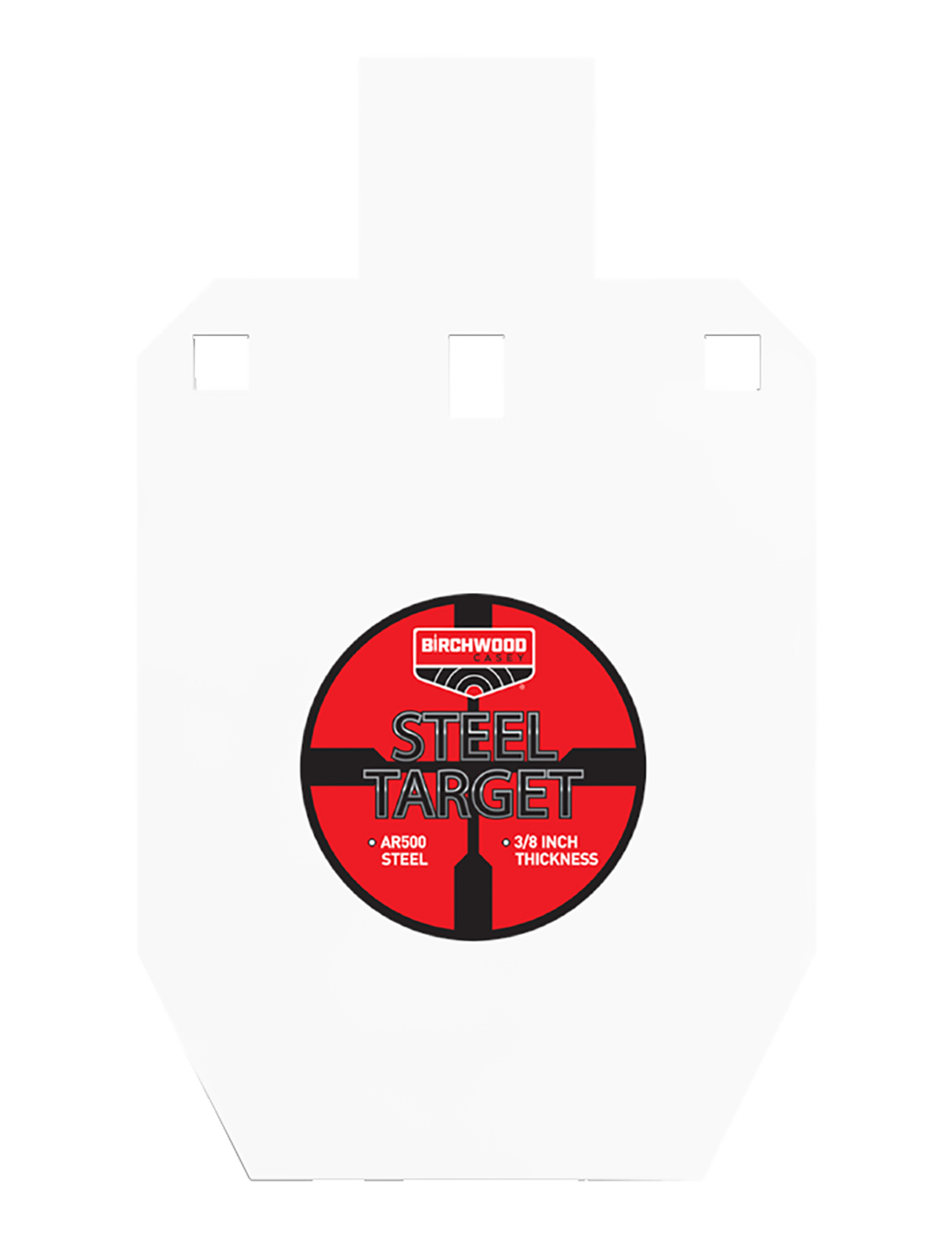 Birchwood AR500 steel shooting target