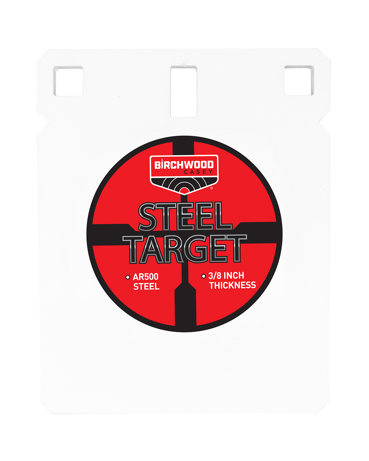 Birchwood Casey steel target with AR500 material.