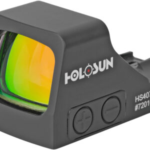 Holosun red dot sight with adjustable settings