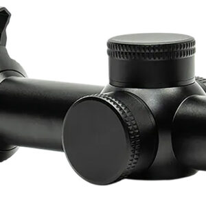Black ZeroTech rifle scope with adjustment knobs
