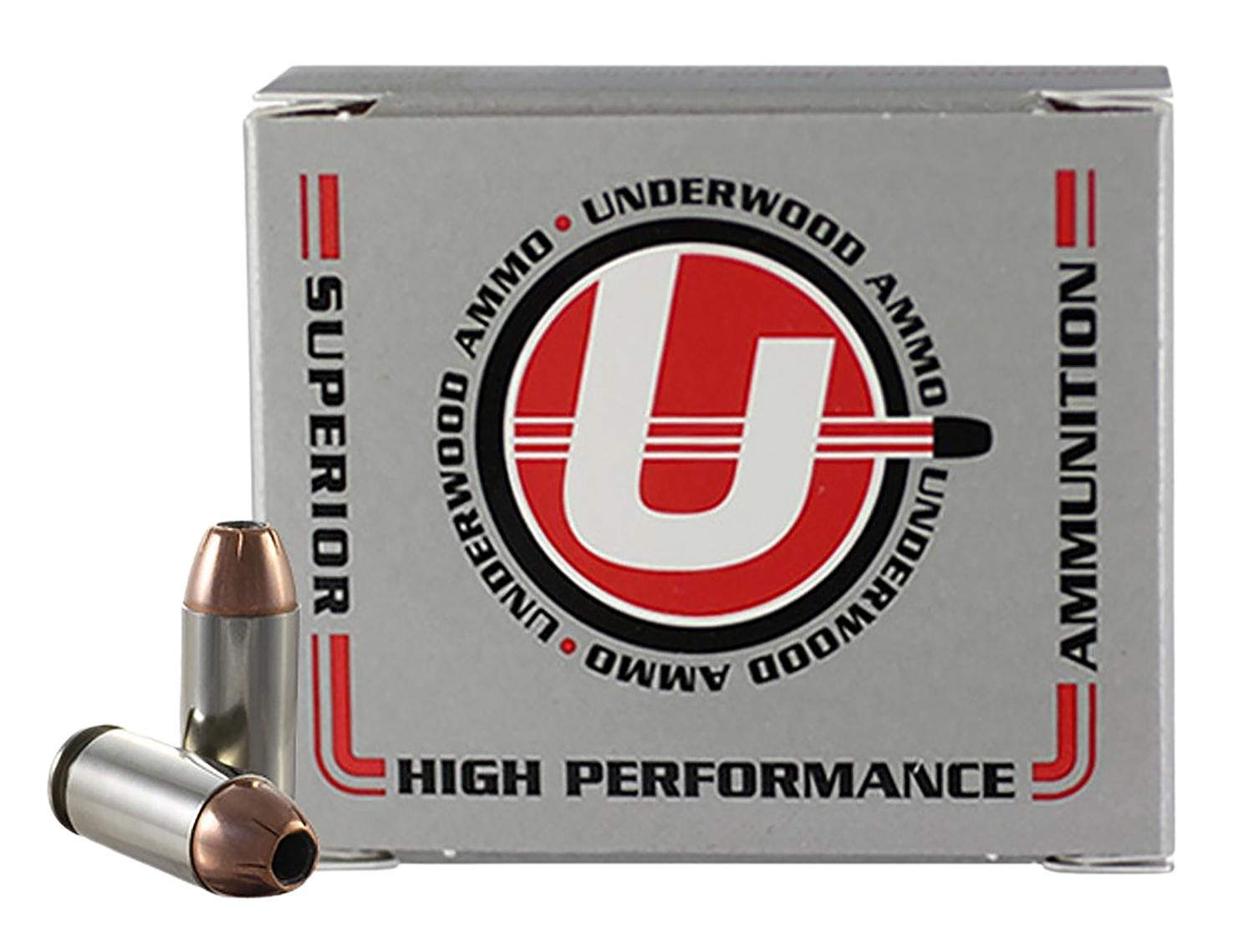 Box of Underwood ammunition with bullets