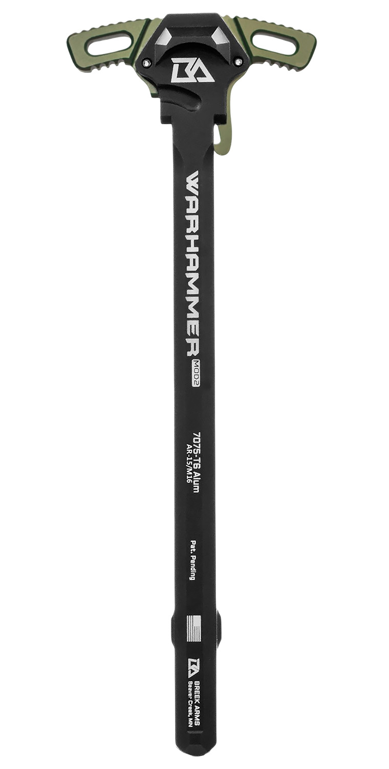 Breech Arms Warhammer charging handle for AR-15.