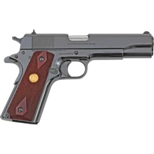 Colt Government Model pistol on a white background.