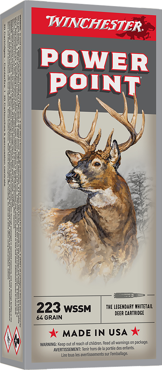 Winchester Power Point deer cartridge packaging