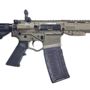 Tactical rifle with modern design and attachments