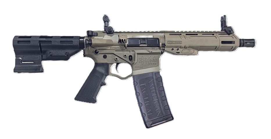 Tactical rifle with modern design and attachments