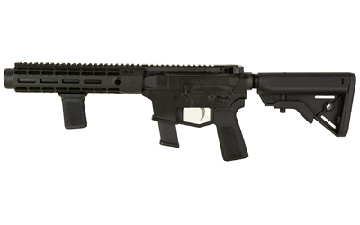 Black rifle with tactical features