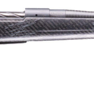 Side view of a sleek carbon fiber rifle