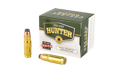Box of Cor-Bon Hunter high velocity ammunition.