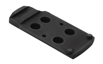 Black plastic accessory with multiple holes for adjustment.