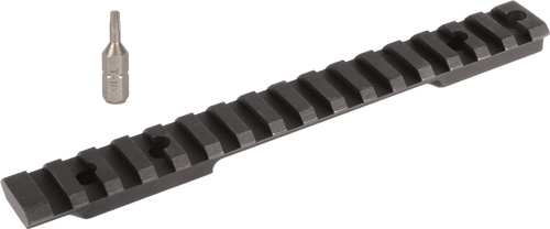 Rifle mounting rail with attachment tool