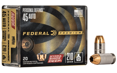 Federal Premium 45 Auto personal defense ammunition pack