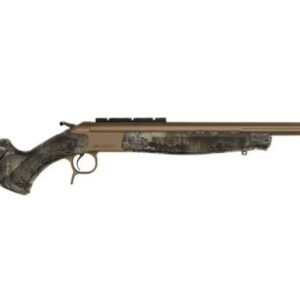 Hunting rifle with a camouflaged stock