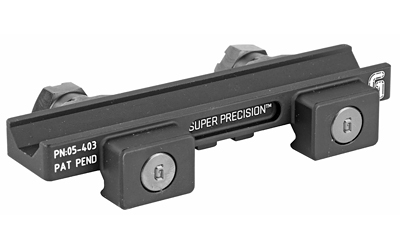 Super precision mount with adjustment screws.