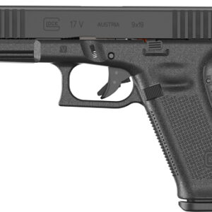 Glock 17 handgun displayed from the side.