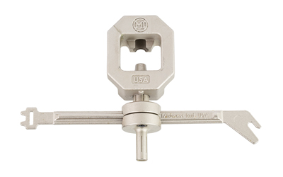 Multi-functional metal tool for repairs.