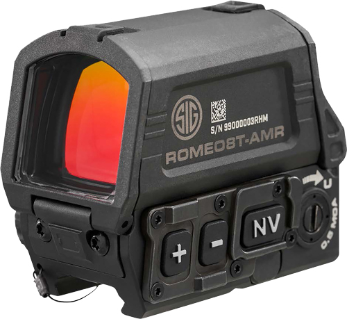 SIG Romeo8T-AMR tactical sight with illuminated reticle