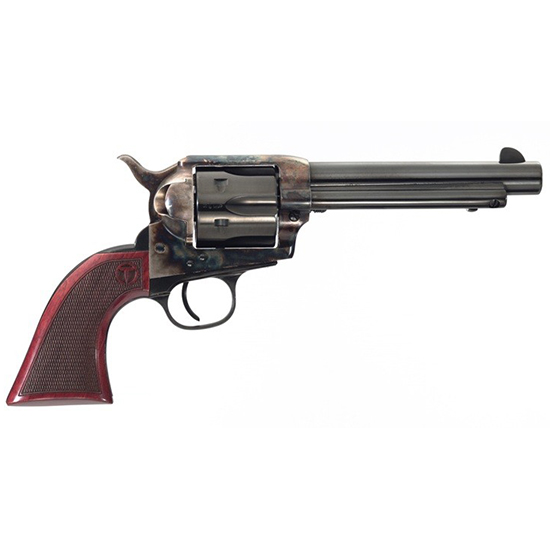 Classic revolver with detailed craftsmanship.
