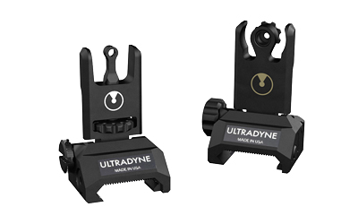Two Ultradyne firearm sight models side by side.