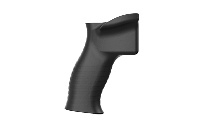 Black ergonomic grip for improved handling