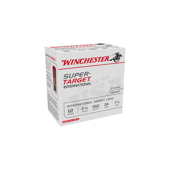 Winchester Super Target shotgun shells box packaging