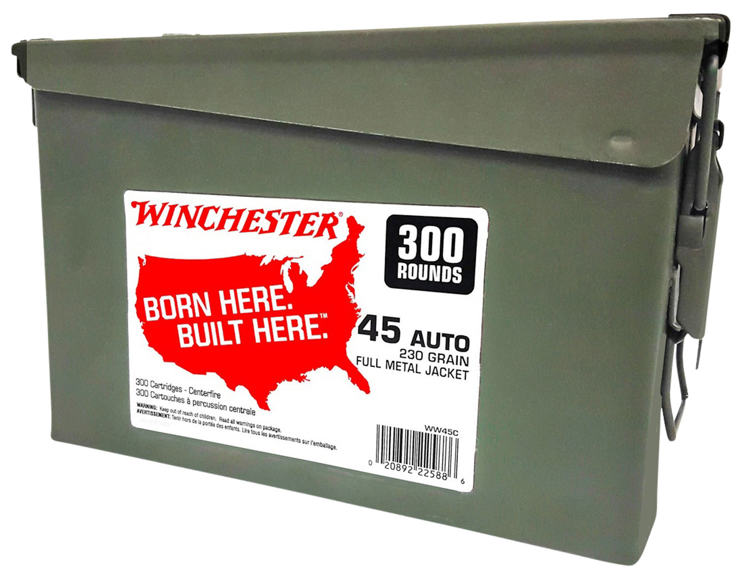 Winchester ammunition box with 300 rounds.
