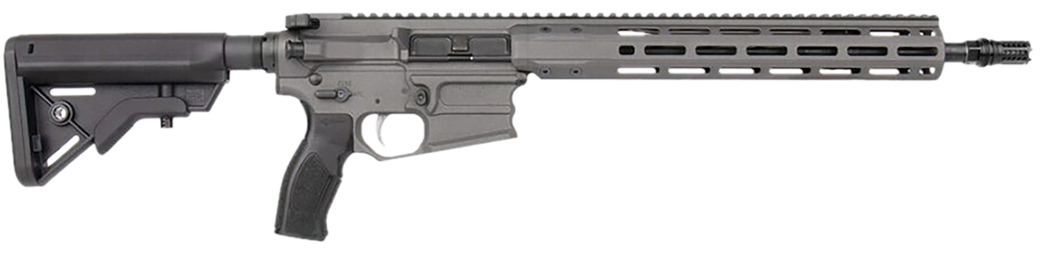 Cobalt Kinetics CKPROLITE55616CHARCOAL Pro Light  223 Rem/5.56 NATO  16" Black Barrel, Charcoal Picatinny Rail Aluminum Receiver, M-LOK Handguard, Black Polymer Stock, Black Polymer Grip