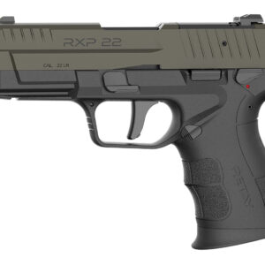 RXP 22 firearm with green and black design.