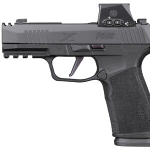 Side view of a Sig Sauer P365 pistol.