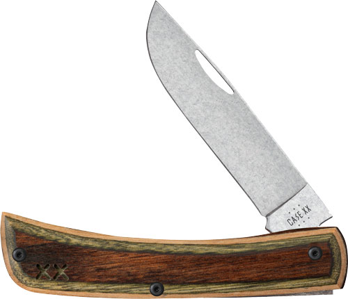 Classic folding knife with wooden handle