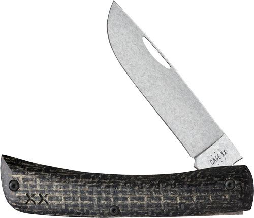 Folding knife with a wooden handle and steel blade.