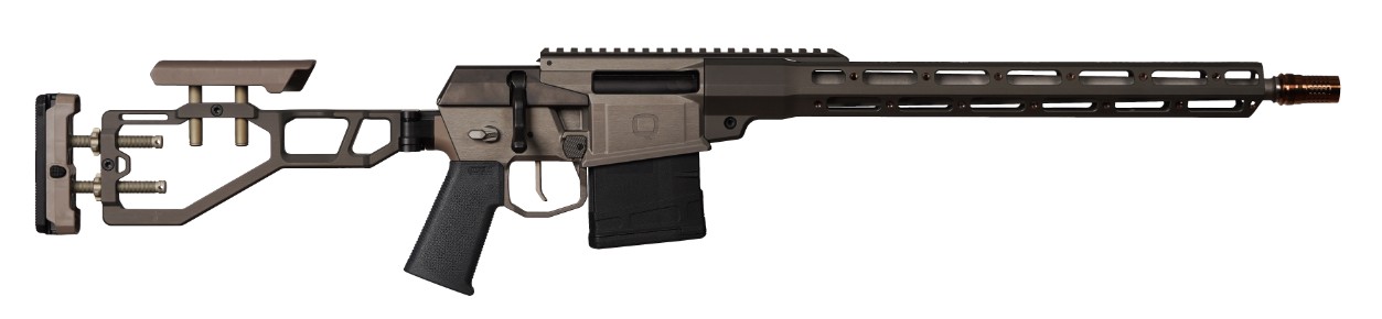 Q THE FIX 6.5CM 16IN BARREL 10RD MAG 1 IN7 TWIST RIFLE WITH BOTTLE ROCKET GRAY ACCENTS CA COMPLIANT FIX-6.5-16IN-GRY-BR