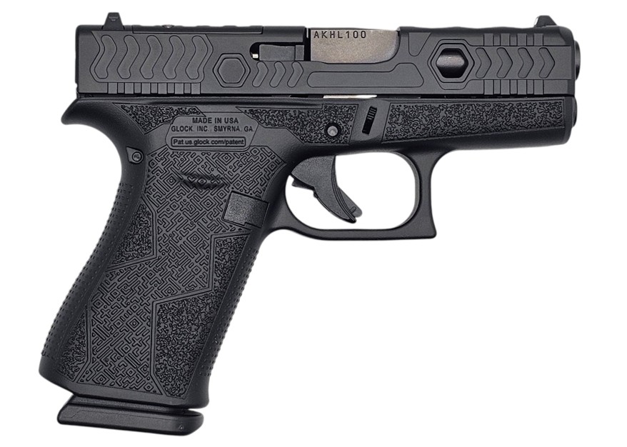 GLOCK 43X C4 KAVORKA 9MM BLACK 3.4IN BARREL OR 10RD UX4350204NKV4