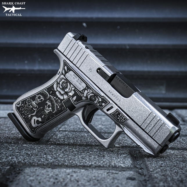 GLOCK 43X C4 DAY OF THE DEAD 9MM RMR CUT UX4350301FRUCDOD